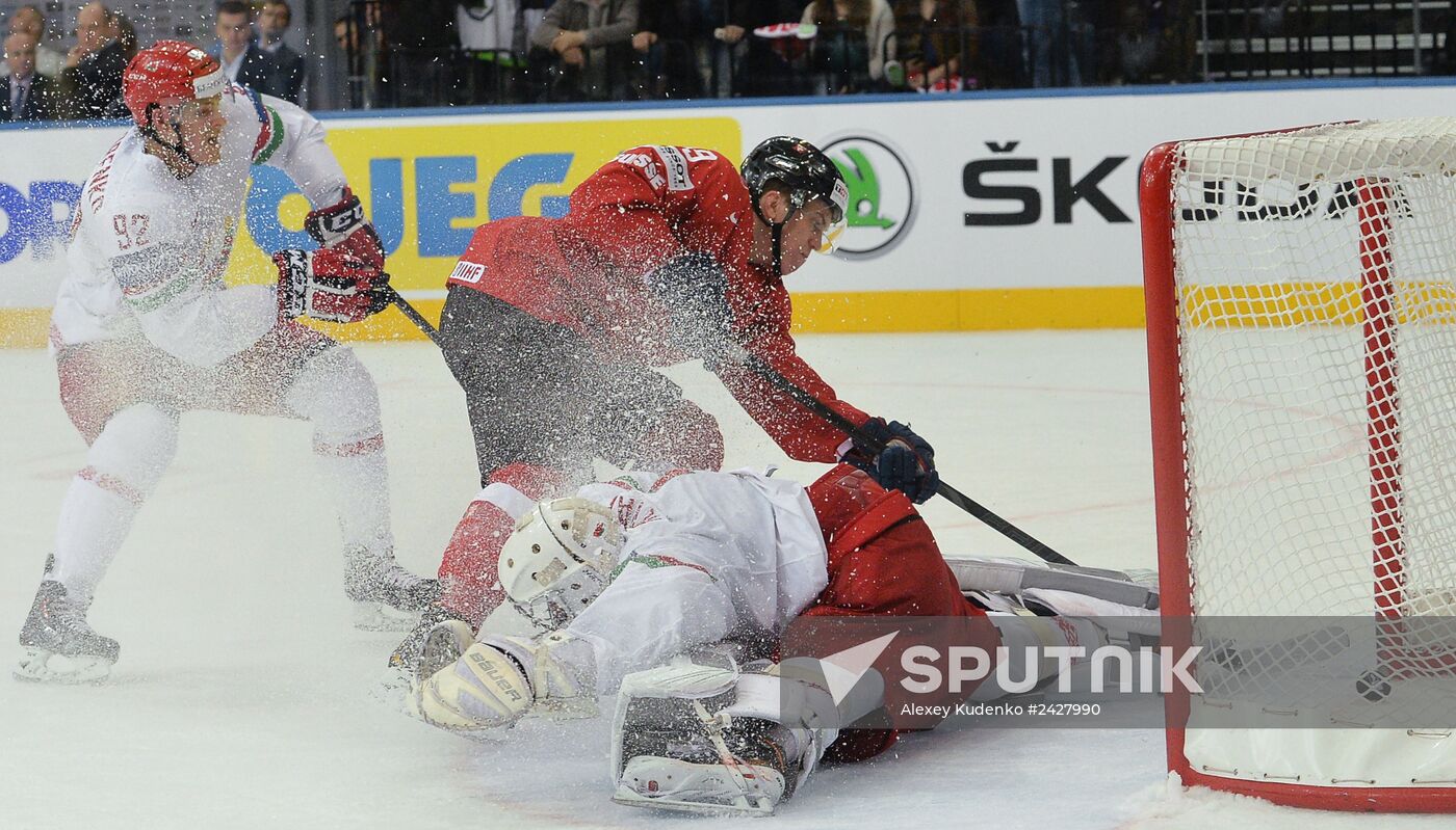 2014 Men's World Ice Hockey Championships. Switzerland vs. Belarus