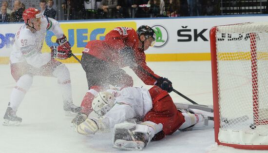 2014 Men's World Ice Hockey Championships. Switzerland vs. Belarus