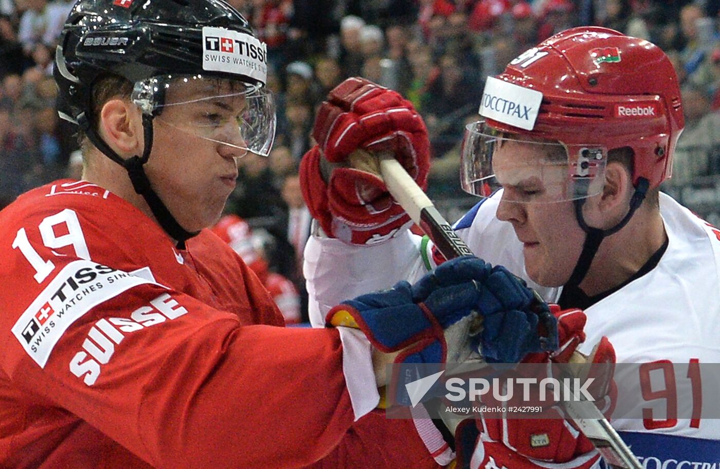 2014 Men's World Ice Hockey Championships. Switzerland vs. Belarus