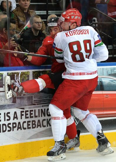 2014 Men's World Ice Hockey Championships. Switzerland vs. Belarus