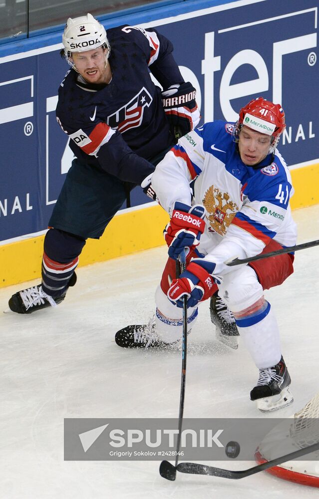 2014 IIHF World Championship. Russia vs. USA