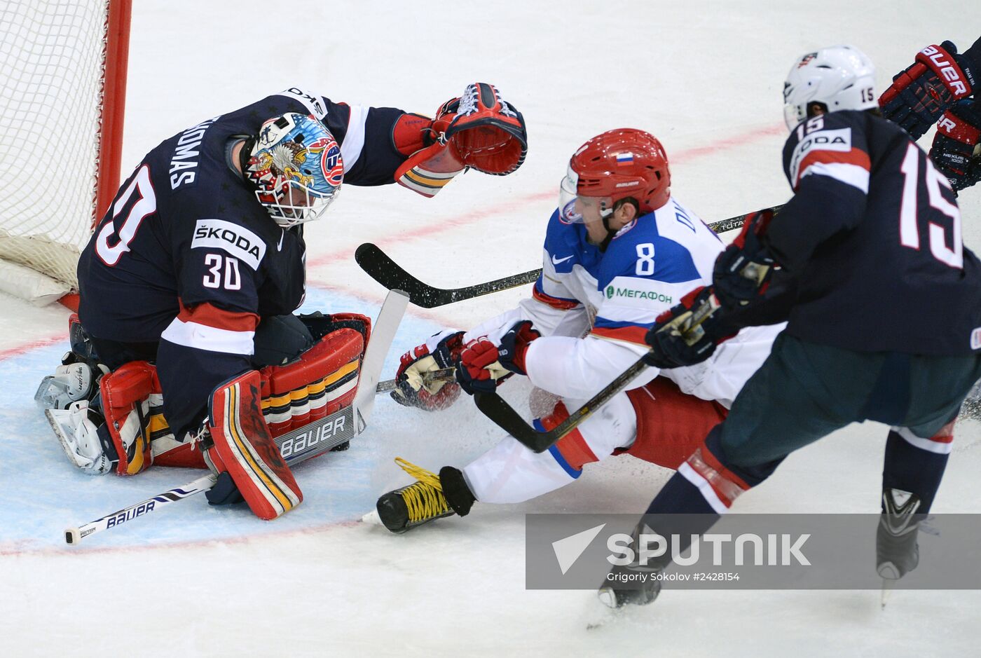 2014 IIHF World Championship. Russia vs. USA