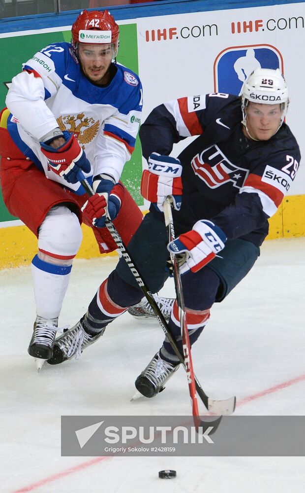 2014 IIHF World Championship. Russia vs. USA