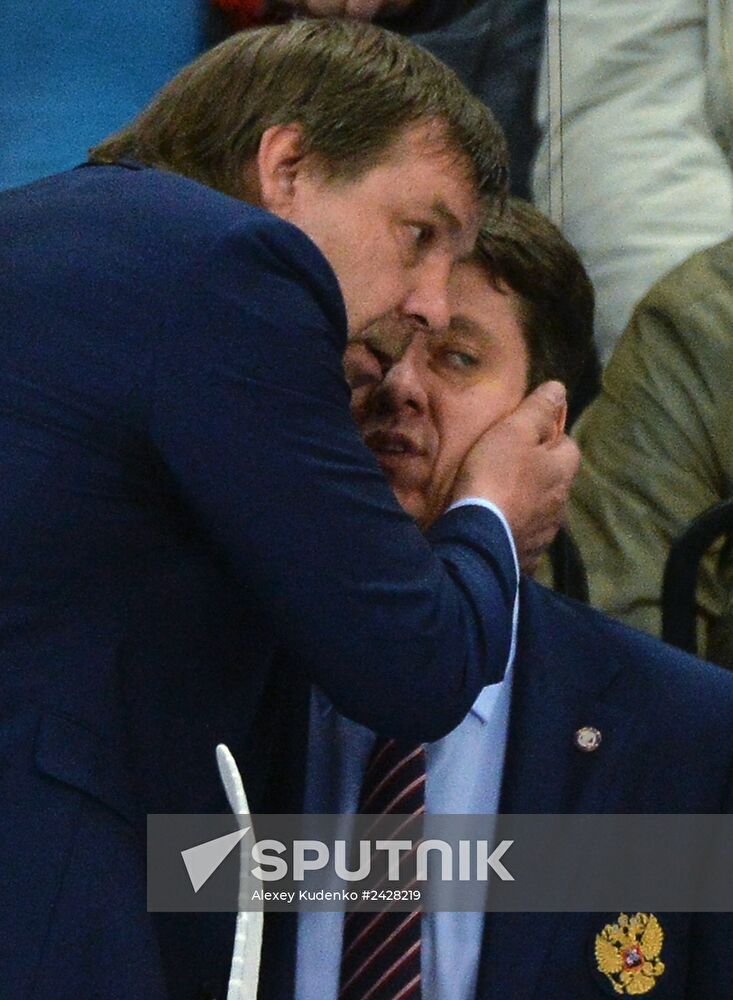 2014 IIHF World Championship. Russia -- USA match