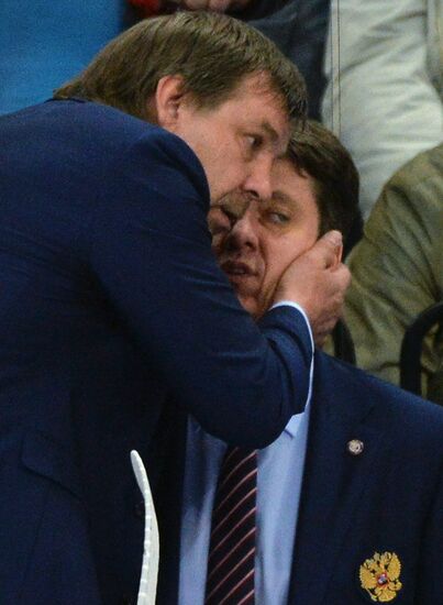 2014 IIHF World Championship. Russia -- USA match