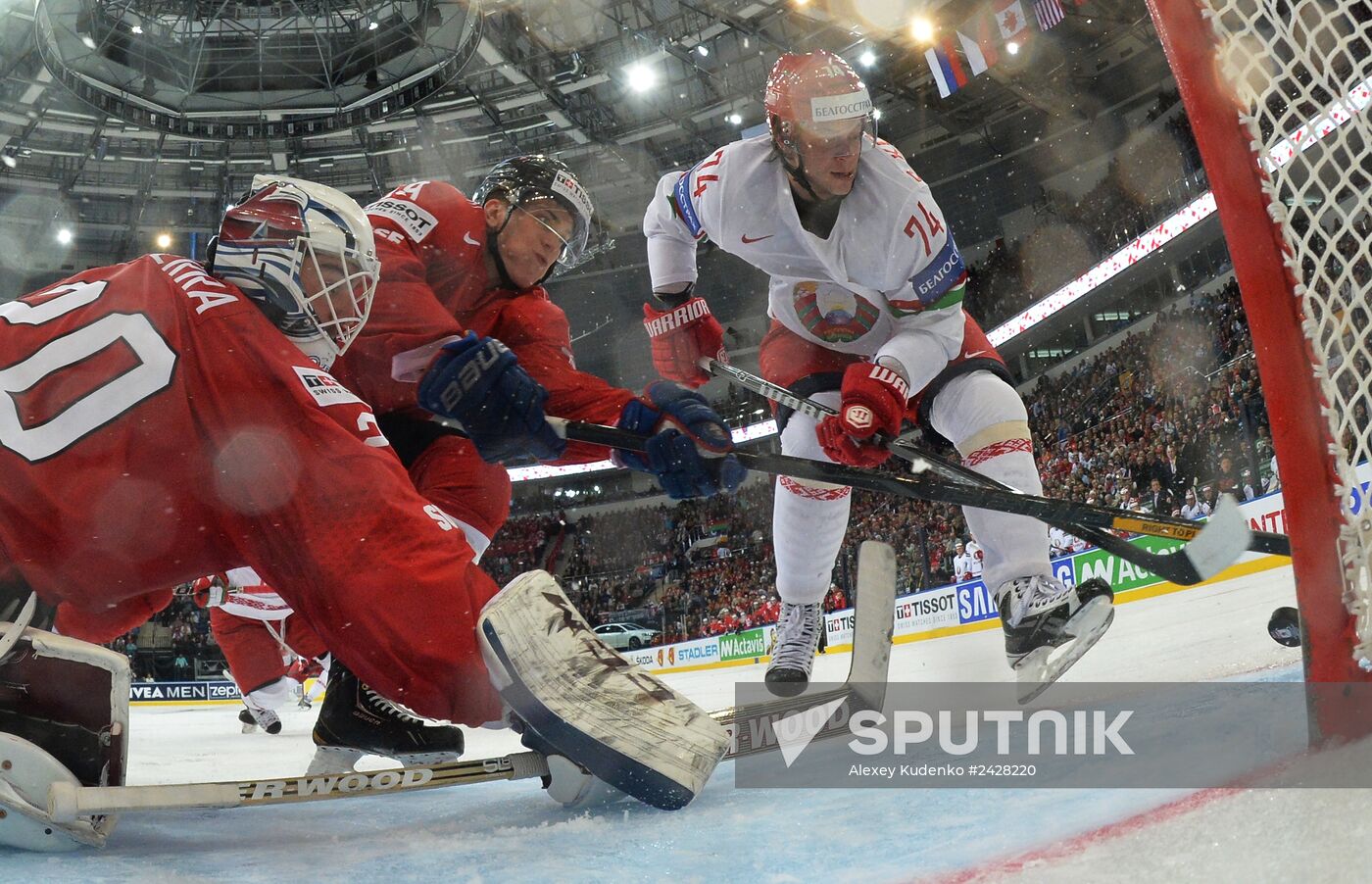 2014 IIHF World Championship. Switzerland -- Belarus match