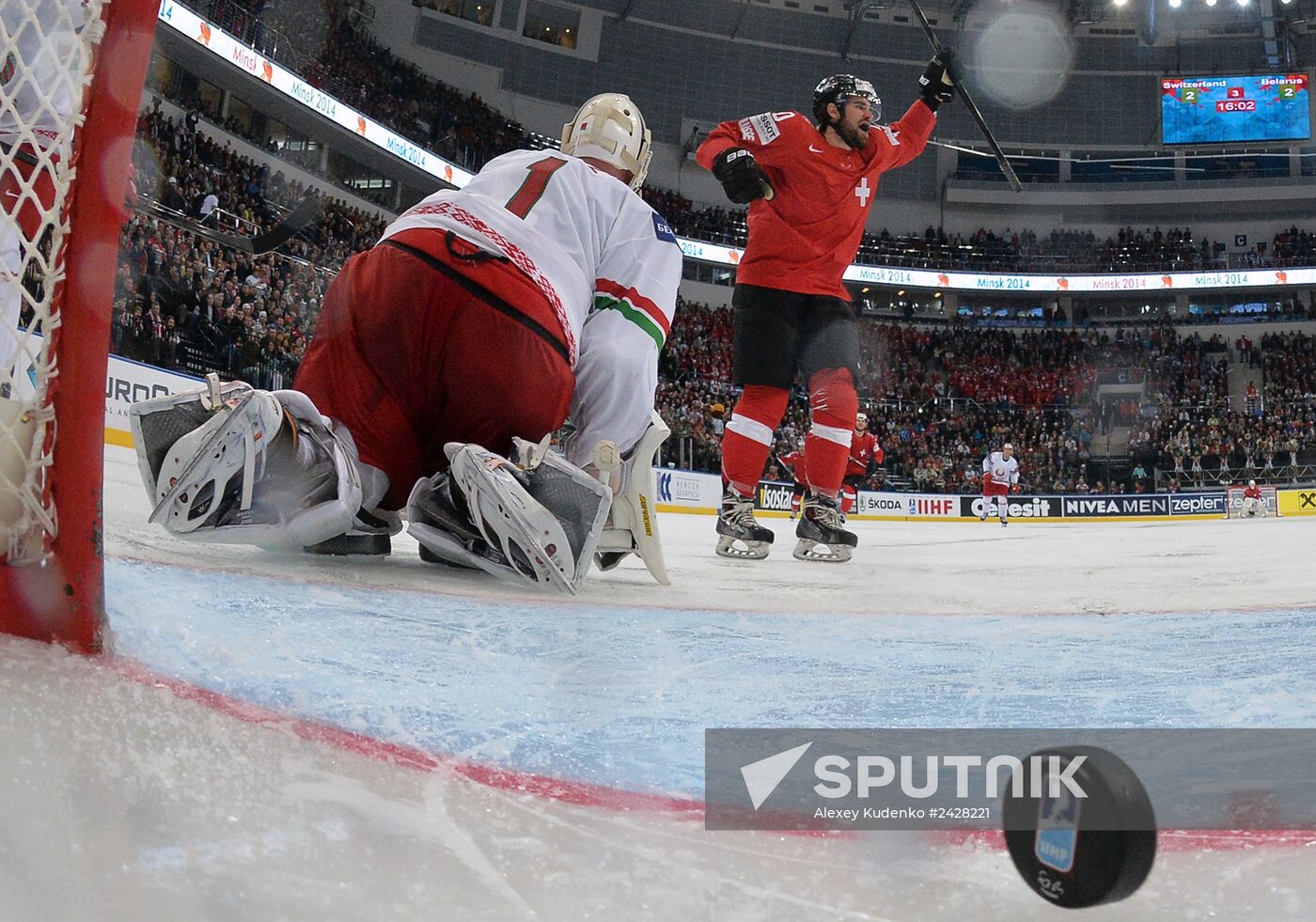 2014 IIHF World Championship. Switzerland -- Belarus match