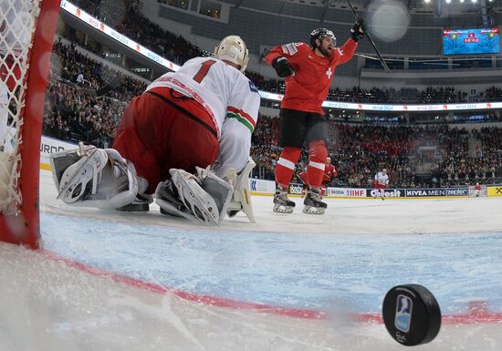 2014 IIHF World Championship. Switzerland -- Belarus match