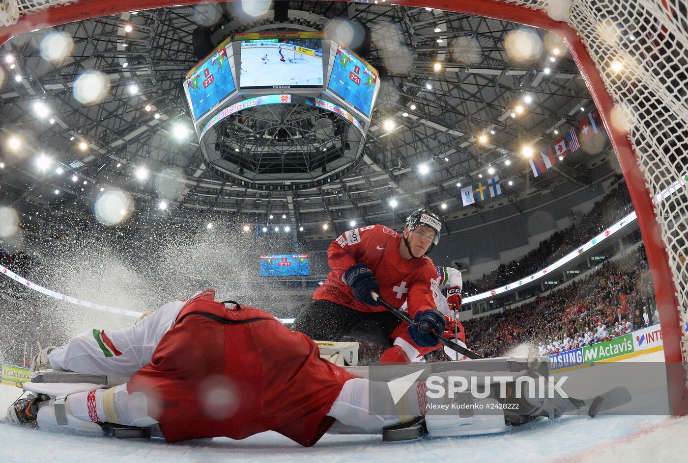 2014 IIHF World Championship. Switzerland -- Belarus match