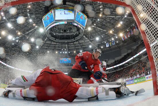 2014 IIHF World Championship. Switzerland -- Belarus match