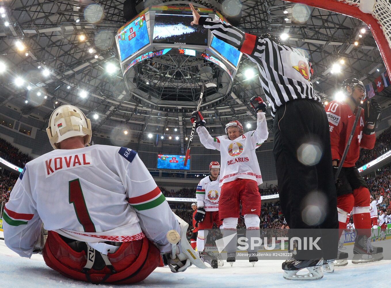 2014 IIHF World Championship. Switzerland -- Belarus match