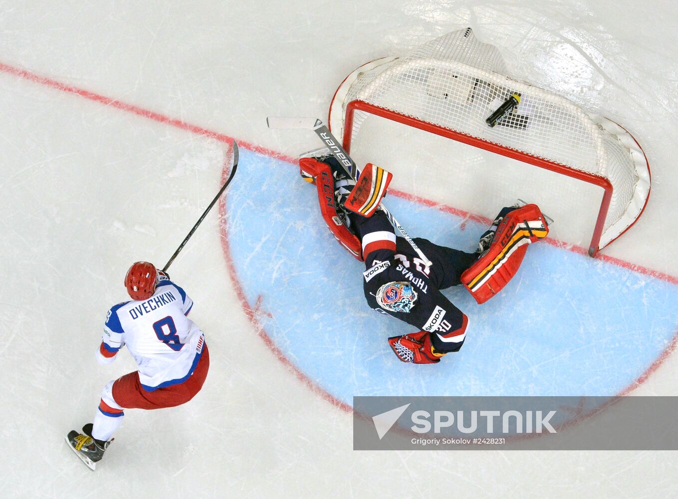 2014 IIHF World Championship. Russia -- USA match