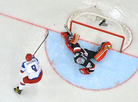 2014 IIHF World Championship. Russia -- USA match