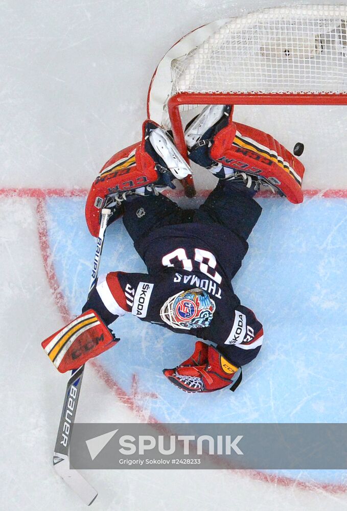 2014 IIHF World Championship. Russia -- USA match