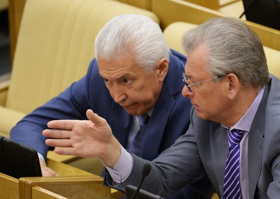 Plenary meeting of the State Duma of the Russian Federation