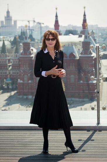 Photo-call of Fanny Ardant during premiere of film Obsessive Rhythms