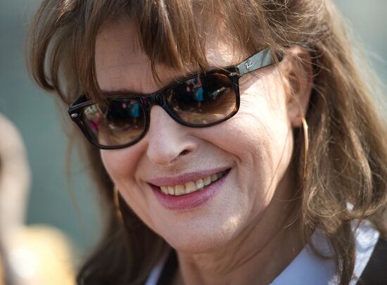 Photo-call of Fanny Ardant during premiere of film Obsessive Rhythms