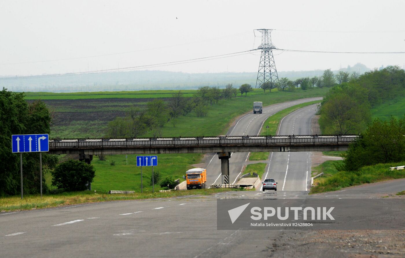 Interchange of bypass road toward Simferopol and Odessa