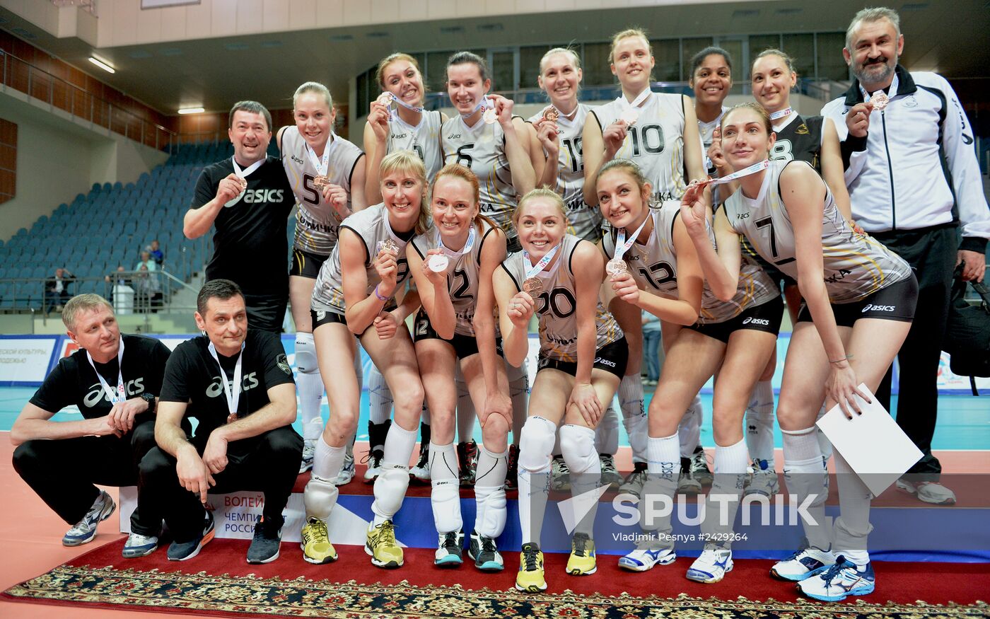 Russian Women's Volleyball Super League. Bronze medal match