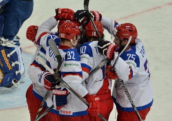 2014 Men's World Ice Hockey Championships. Russia vs. Kazakhstan
