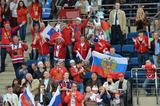 2014 Men's World Ice Hockey Championships. Russia vs. Kazakhstan