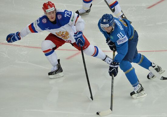 2014 Men's World Ice Hockey Championships. Russia vs. Kazakhstan