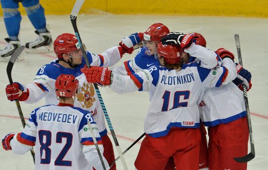 2014 Men's World Ice Hockey Championships. Russia vs. Kazakhstan