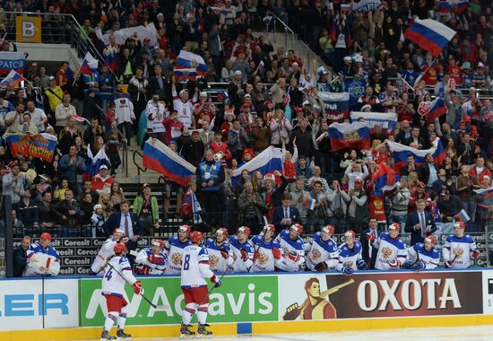 2014 Men's World Ice Hockey Championships. Russia vs. Kazakhstan