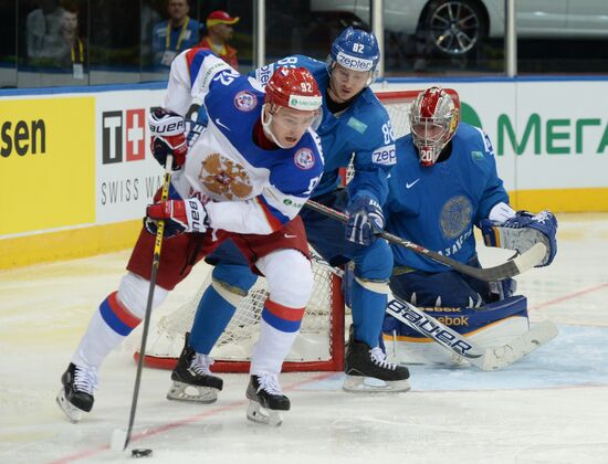 2014 Men's World Ice Hockey Championships. Russia vs. Kazakhstan