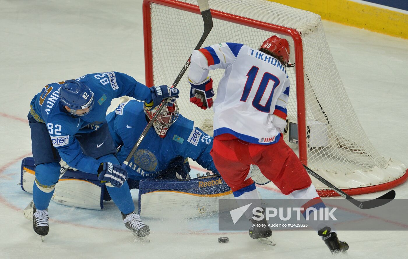2014 Men's World Ice Hockey Championships. Russia vs. Kazakhstan
