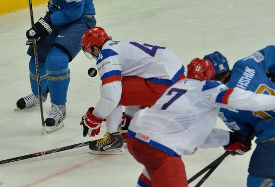2014 Men's World Ice Hockey Championships. Russia vs. Kazakhstan