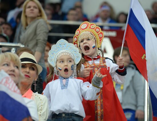 2014 Men's World Ice Hockey Championships. Russia vs. Kazakhstan
