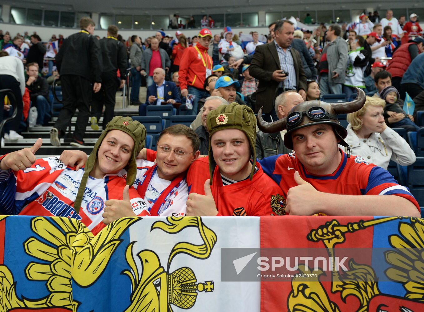 2014 Men's World Ice Hockey Championships. Russia vs. Kazakhstan