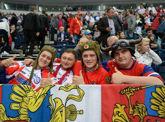 2014 Men's World Ice Hockey Championships. Russia vs. Kazakhstan