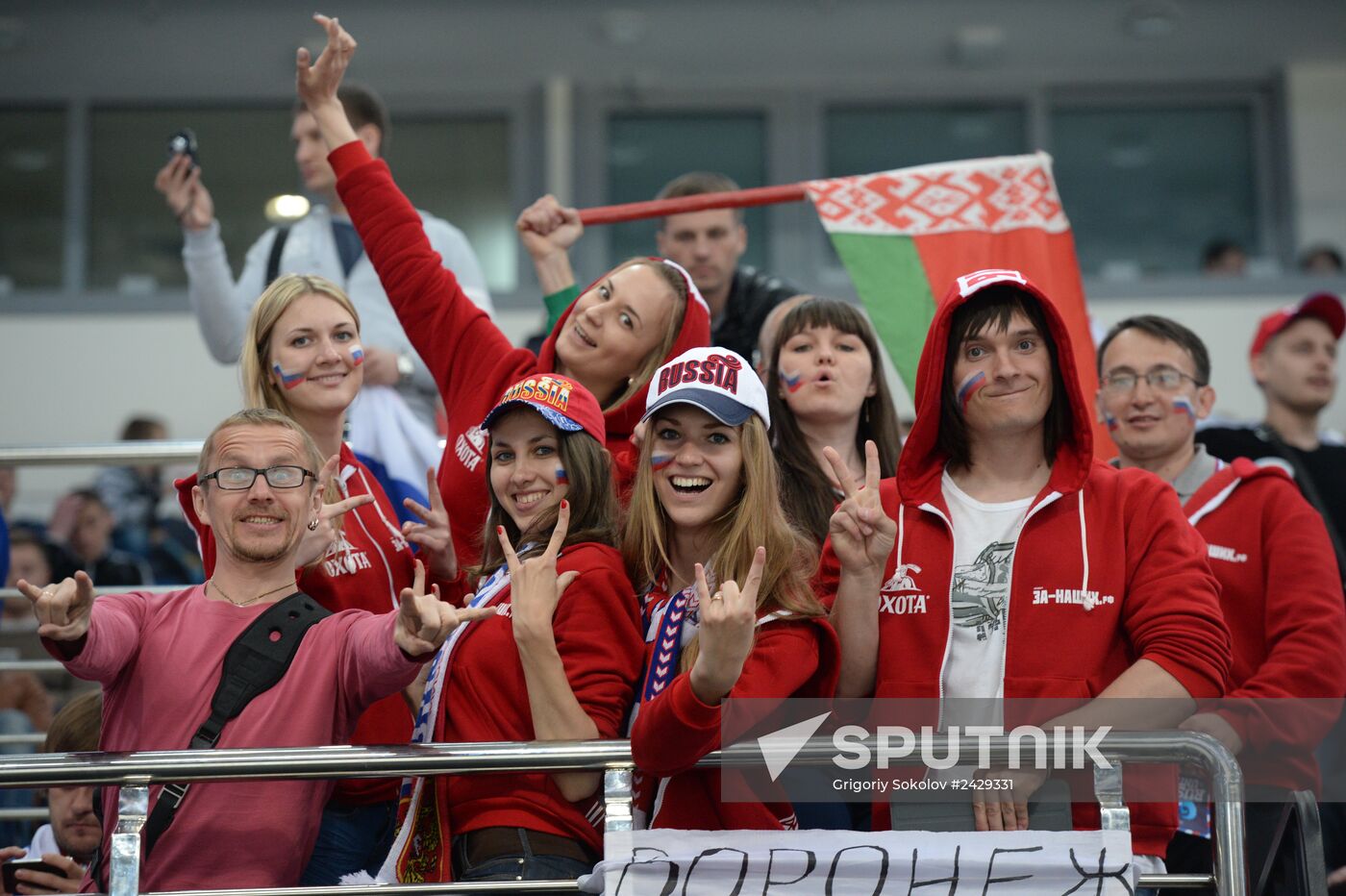 2014 Men's World Ice Hockey Championships. Russia vs. Kazakhstan