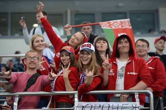 2014 Men's World Ice Hockey Championships. Russia vs. Kazakhstan
