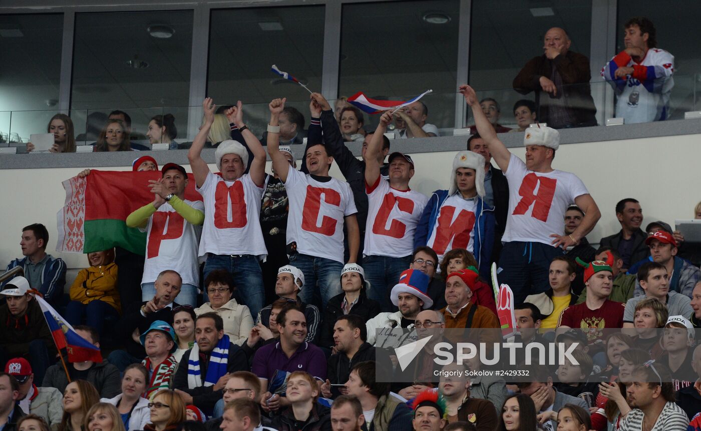 2014 Men's World Ice Hockey Championships. Russia vs. Kazakhstan