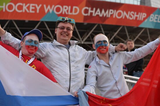 2014 Men's World Ice Hockey Championships. Russia vs. Kazakhstan