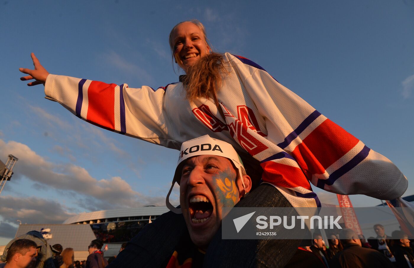 2014 Men's World Ice Hockey Championships. Russia vs. Kazakhstan