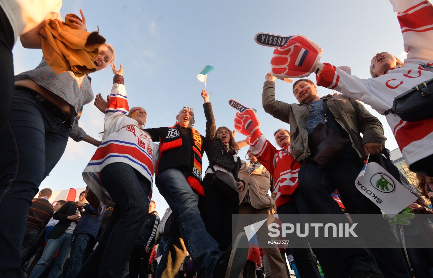 2014 Men's World Ice Hockey Championships. Russia vs. Kazakhstan