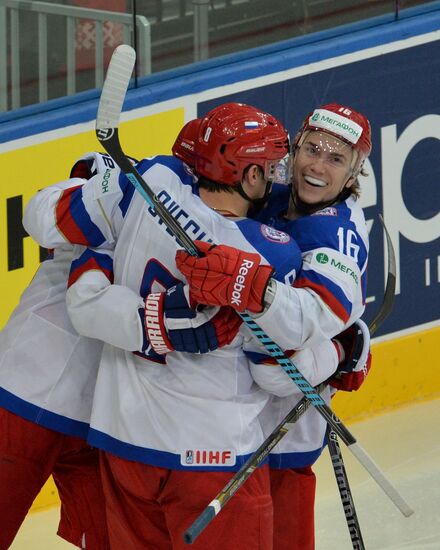 2014 Men's World Ice Hockey Championships. Russia vs. Kazakhstan