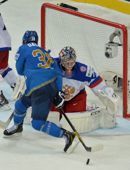 2014 IIHF World Championship. Russia -- Kazakhstan match