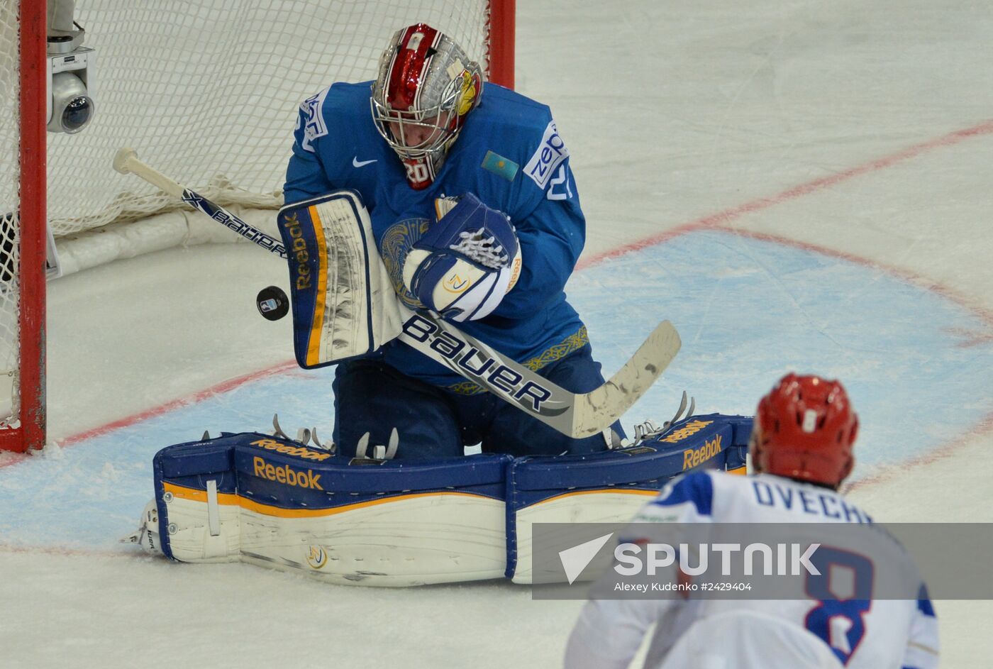 2014 IIHF World Championship. Russia -- Kazakhstan match