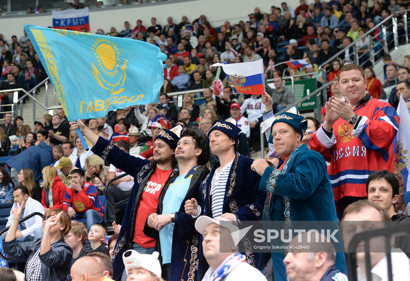2014 IIHF World Championship. Russia -- Kazakhstan match