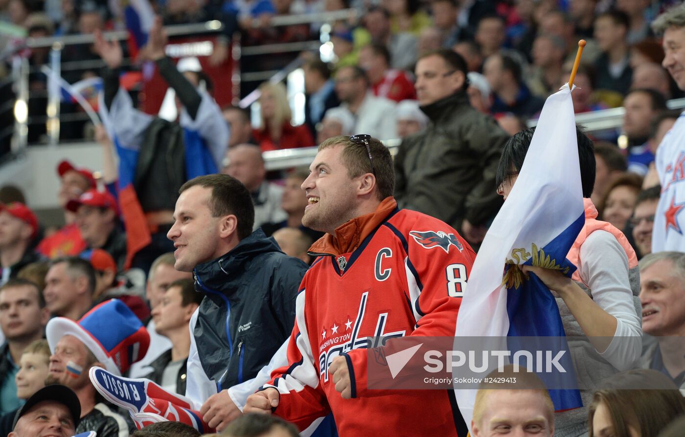2014 IIHF World Championship. Russia -- Kazakhstan match