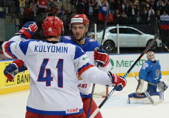 2014 IIHF World Ice Hockey Championships. Russia vs. Kazakhstan