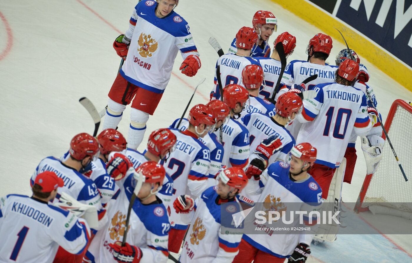 2014 IIHF World Ice Hockey Championships. Russia vs. Kazakhstan