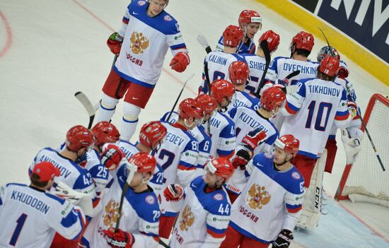 2014 IIHF World Ice Hockey Championships. Russia vs. Kazakhstan