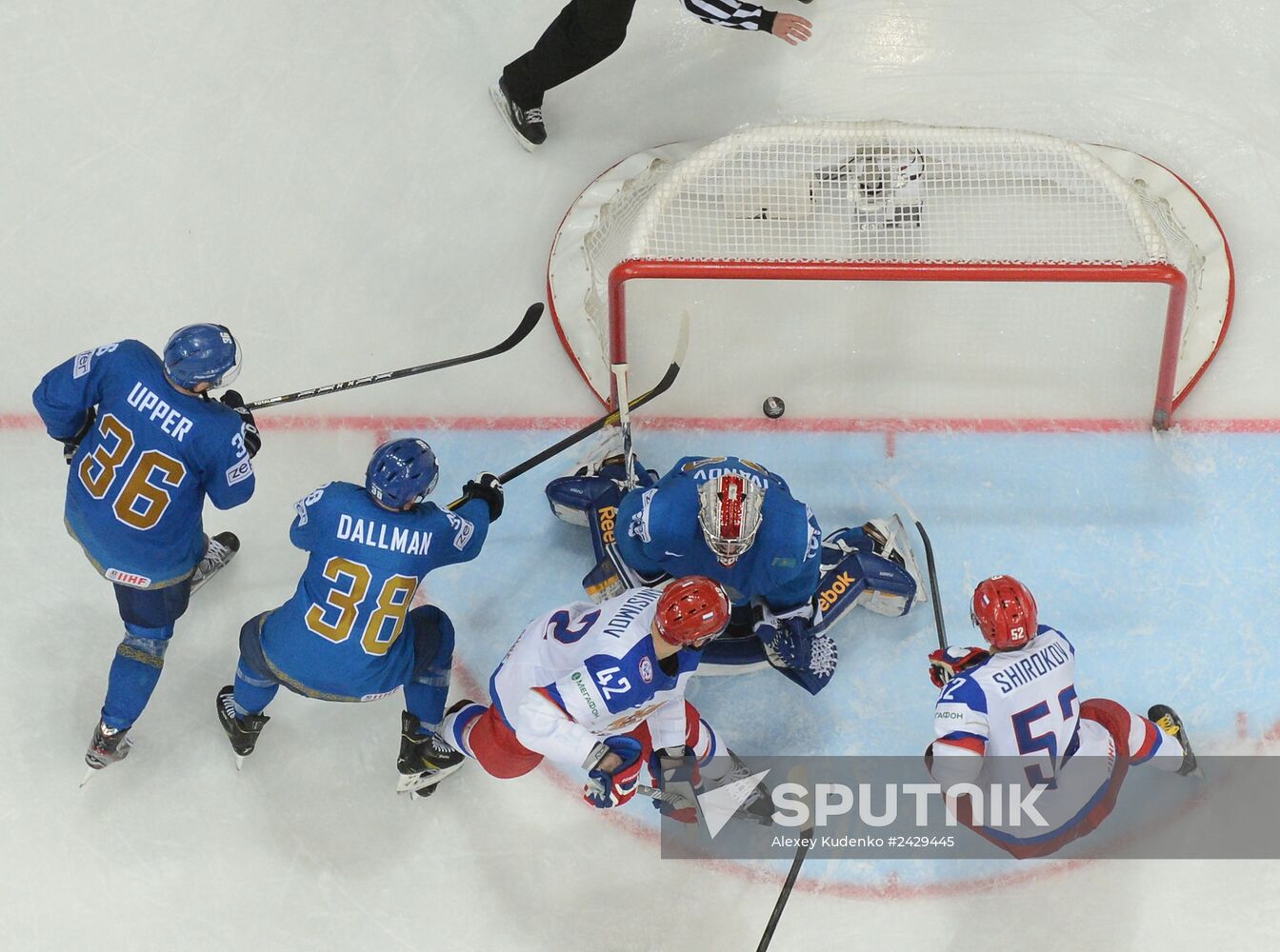 2014 IIHF World Championship. Russia -- Kazakhstan match