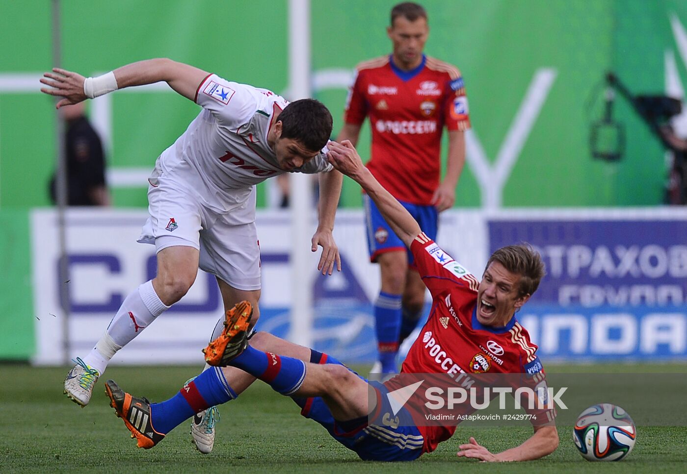 Football. Russian Premiere League. CSKA vs. Lokomotiv